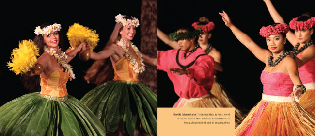 Flat spread of Hula Dancers in action. 